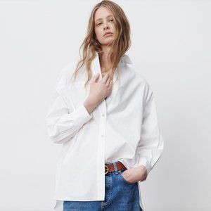 Zara NWT Women's Oversized Poplin Shirt